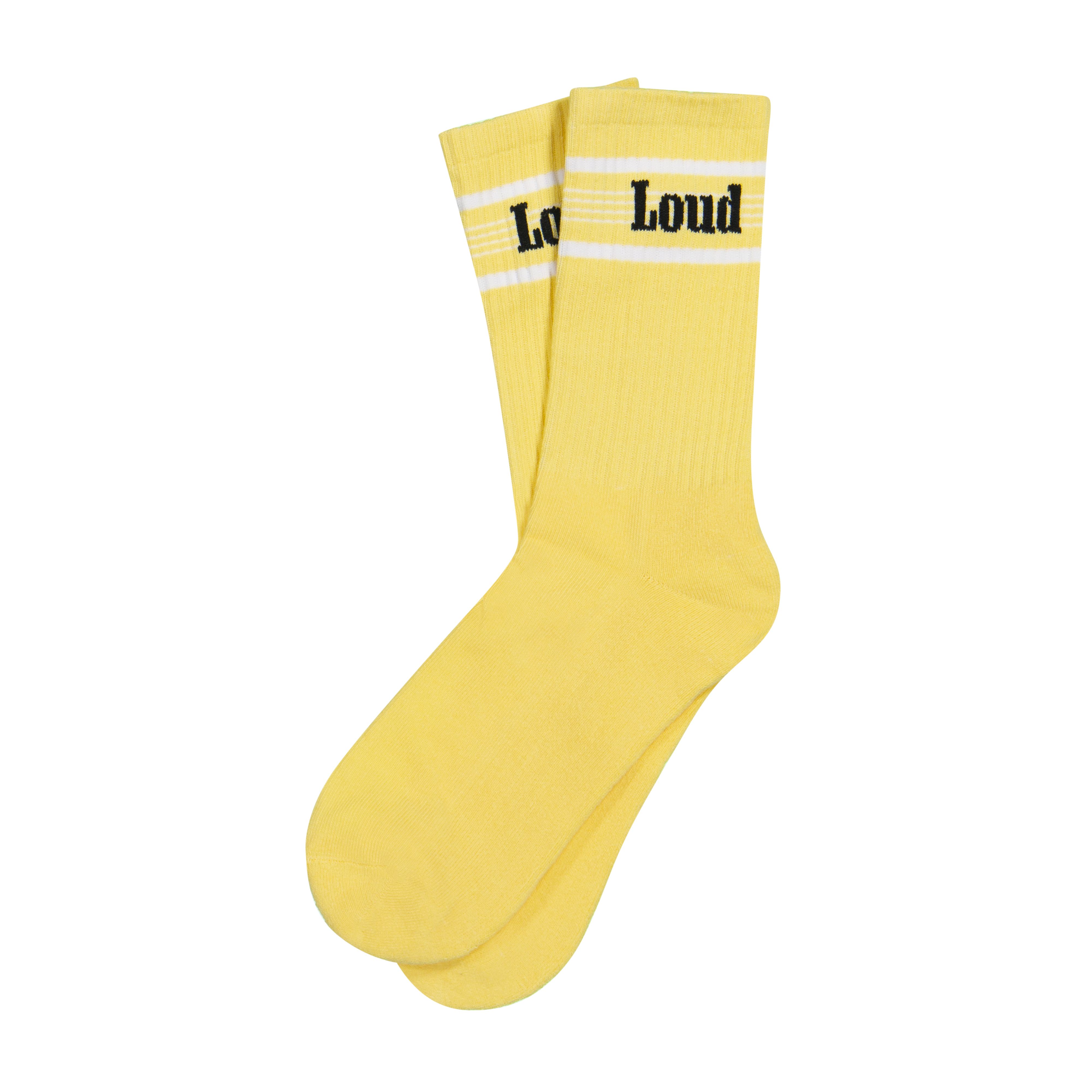 RL Stripe Pale Yellow  Socks