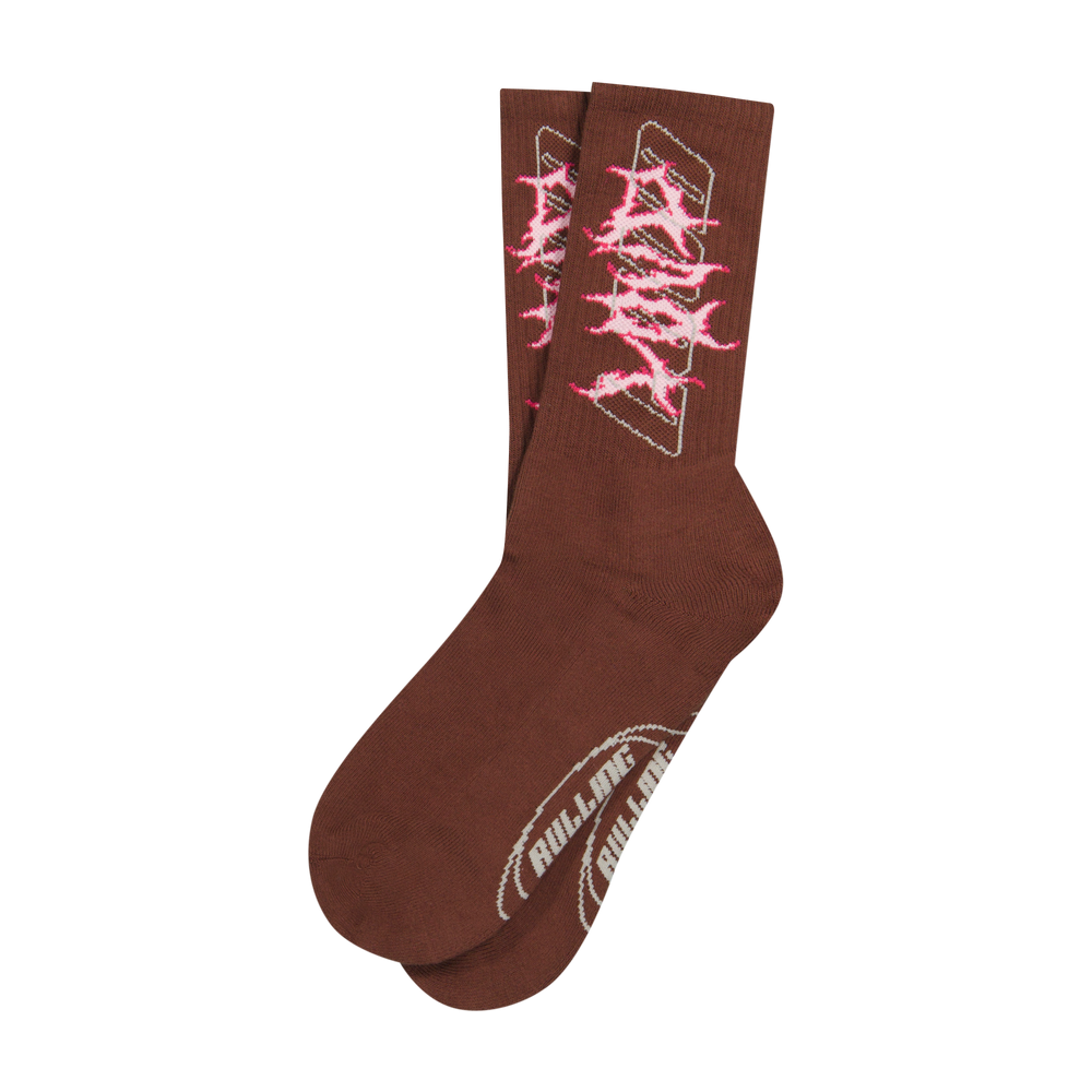 RL Twisted Metal Chocolate Socks