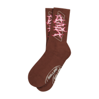 RL Twisted Metal Chocolate Socks