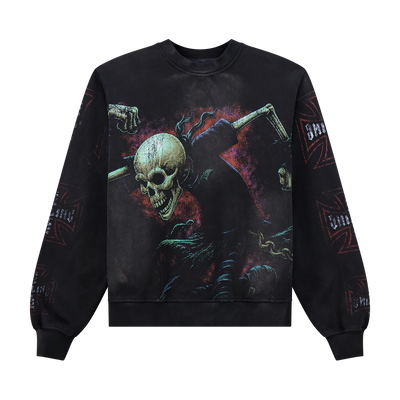 SKULL SOCIETY CREWNECK SWEATSHIRT