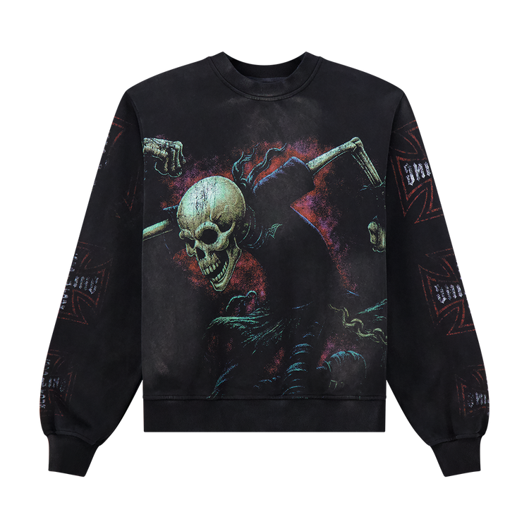 SKULL SOCIETY CREWNECK SWEATSHIRT