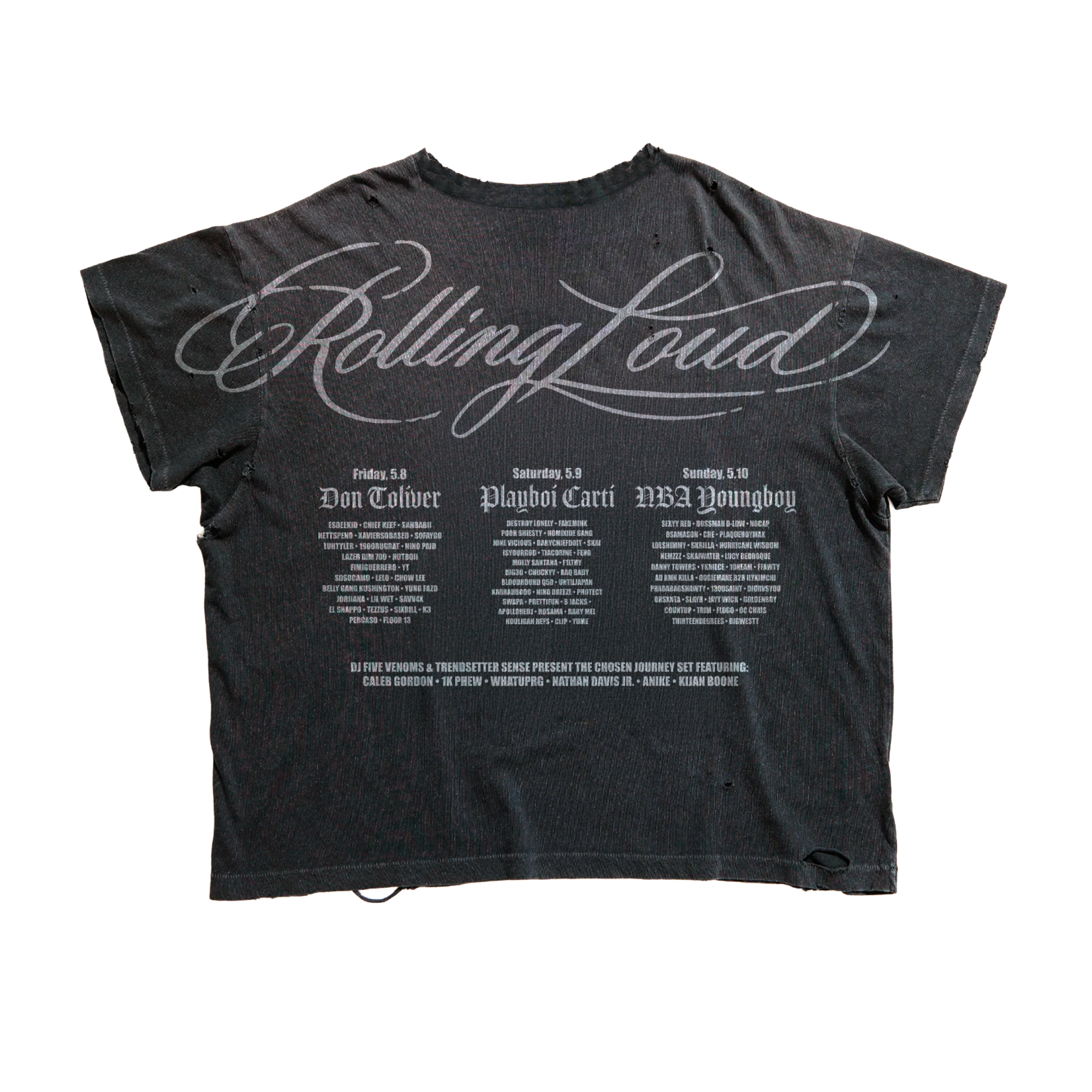 Orlando Takeover Washed Black Bling 26 Lineup Tee