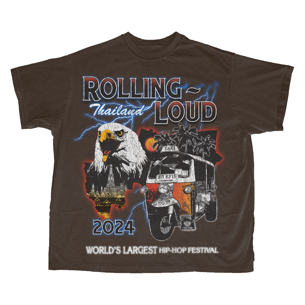 RL Thailand 24 Soaring Loud Washed Brown Tee