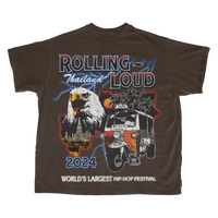 RL Thailand 24 Soaring Loud Washed Brown Tee