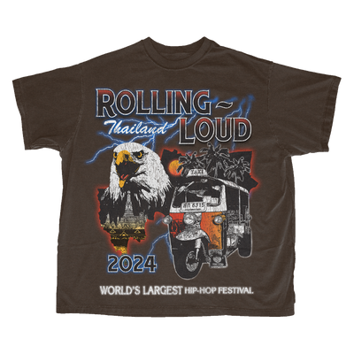 RL Thailand 24 Soaring Loud Washed Brown Tee