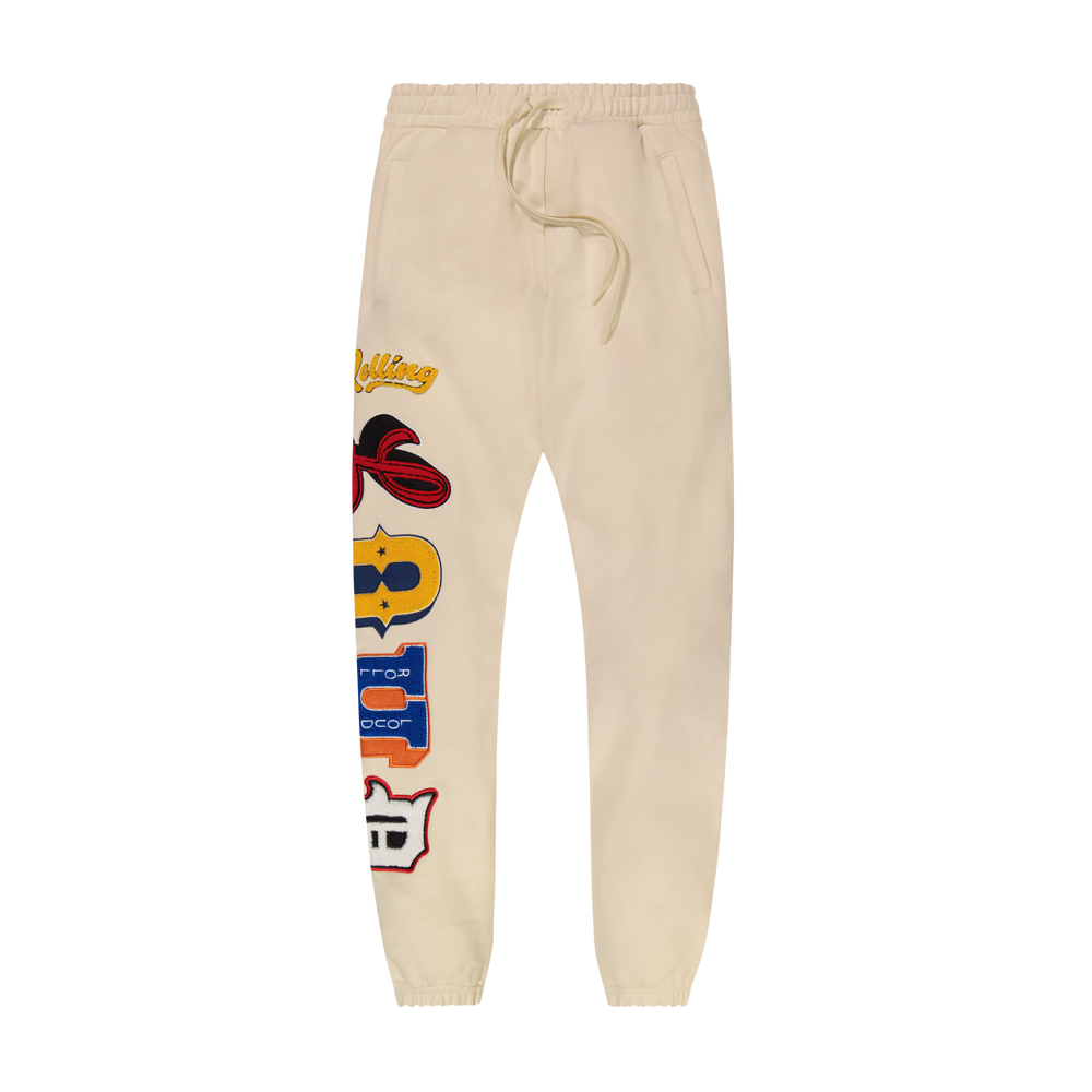 Big Chenille Sweatpants Cream