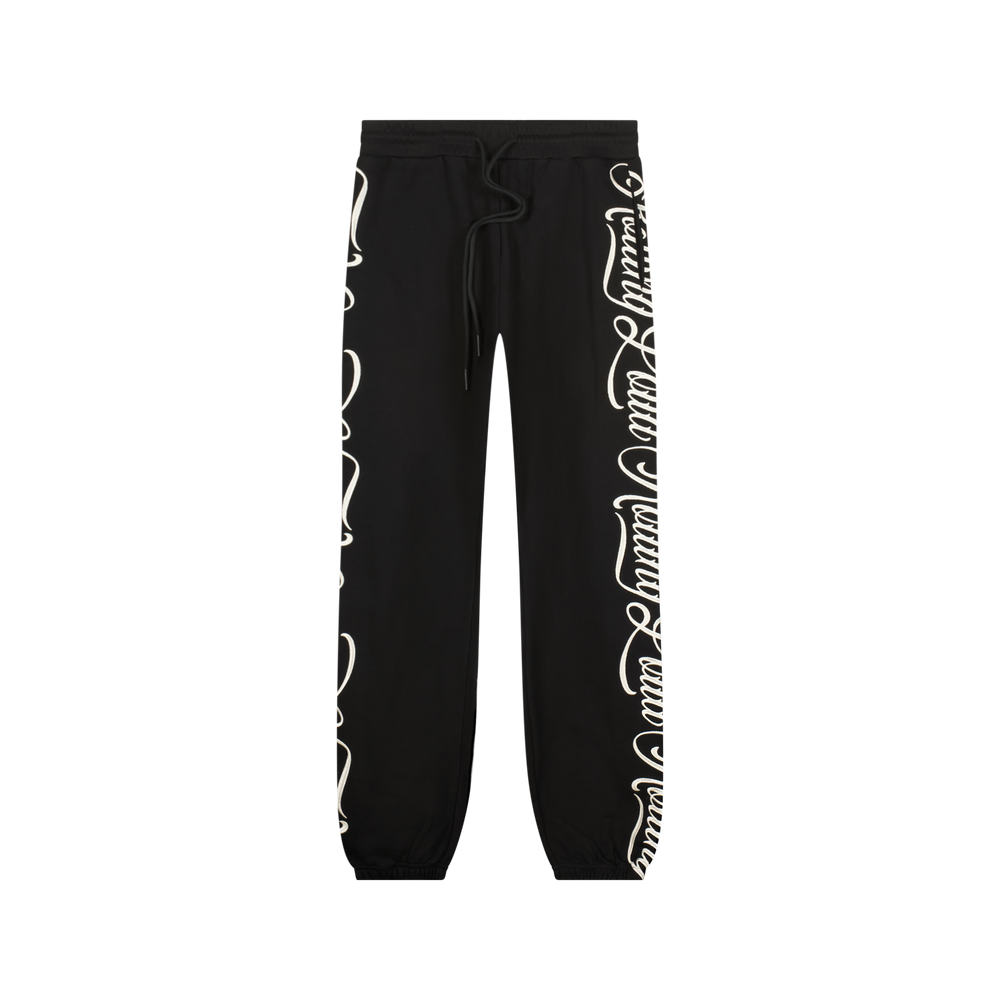 RL World Tour Script Tape Black Joggers