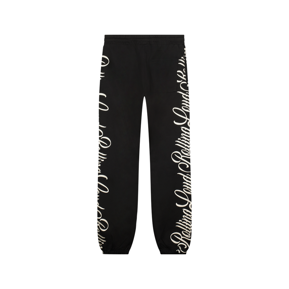 RL World Tour Script Tape Black Joggers