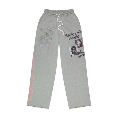 Signature Orlando Bling Grey Sweat Pants