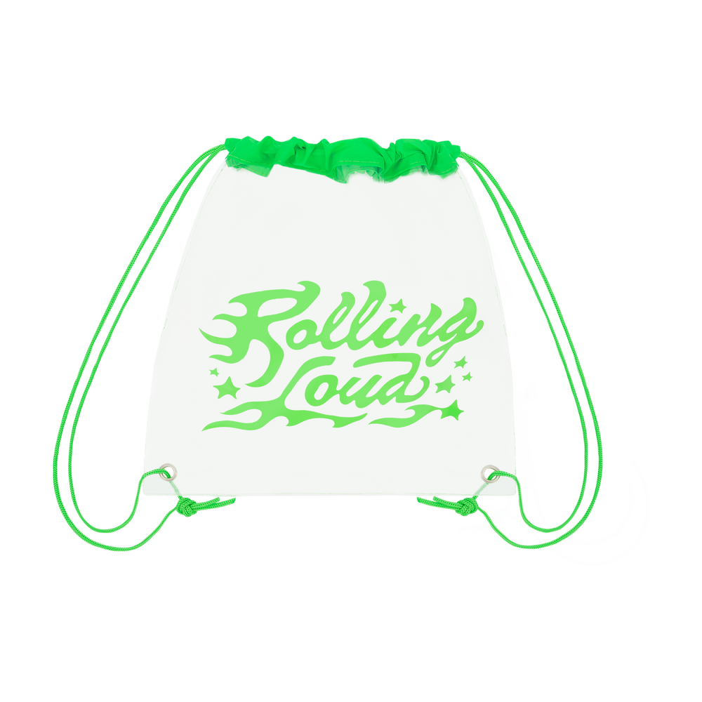 Logo Green Cinch Bag - Festival Approved