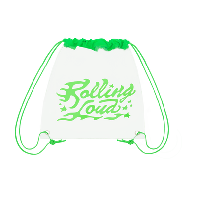 Logo Green Cinch Bag - Festival Approved