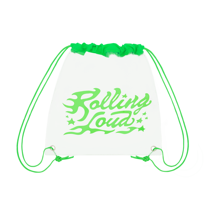 Logo Green Cinch Bag - Festival Approved