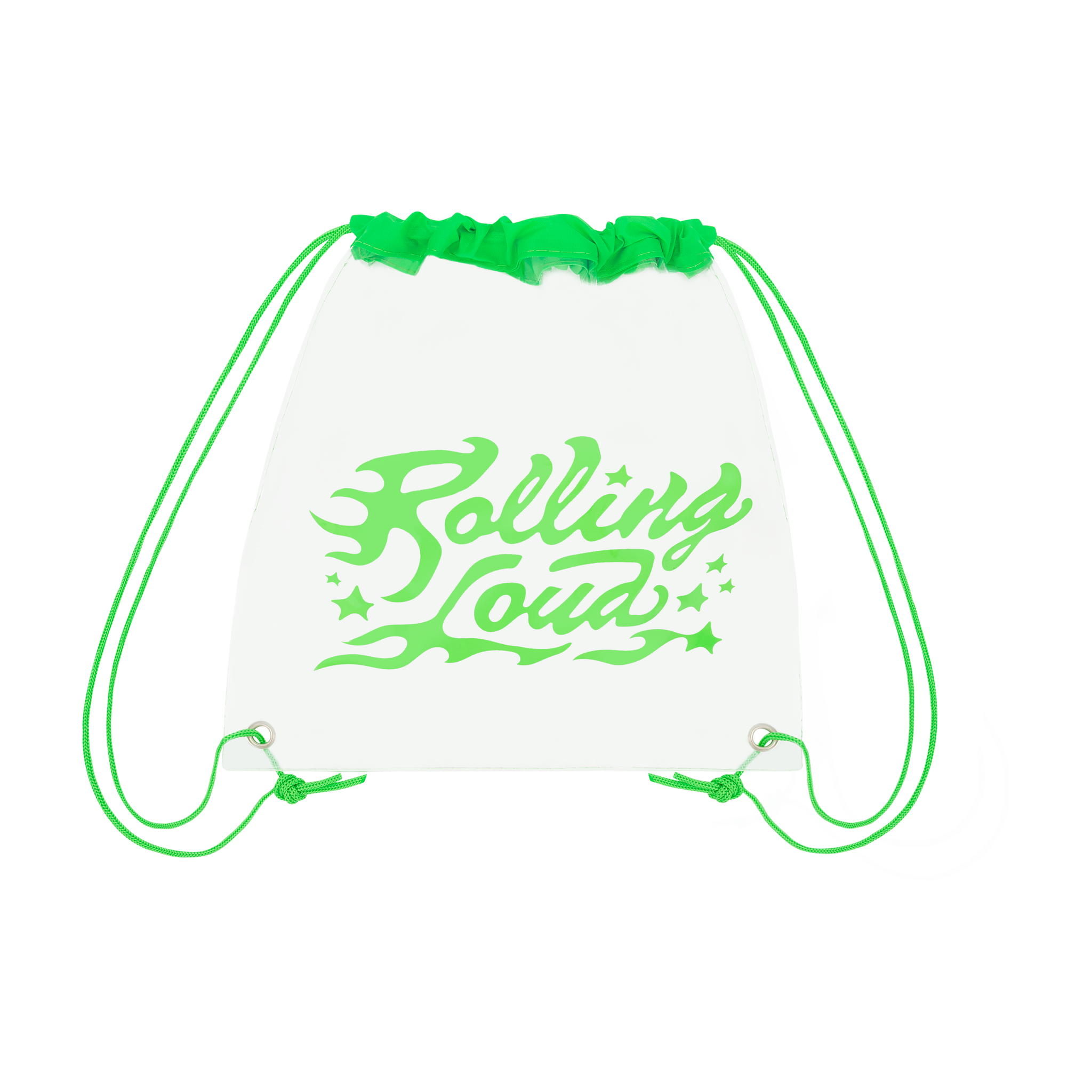 Logo Green Cinch Bag - Festival Approved