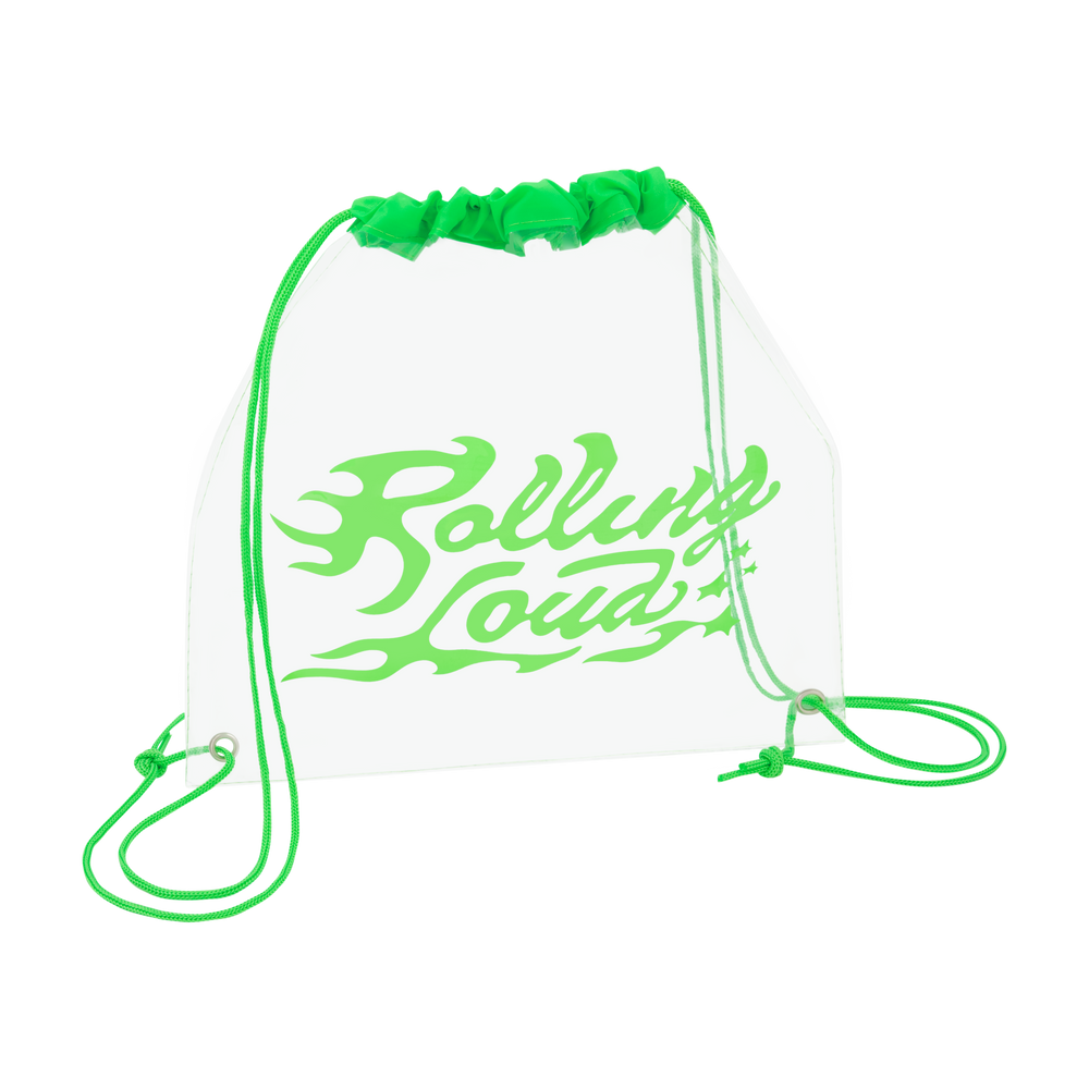 Logo Green Cinch Bag - Festival Approved