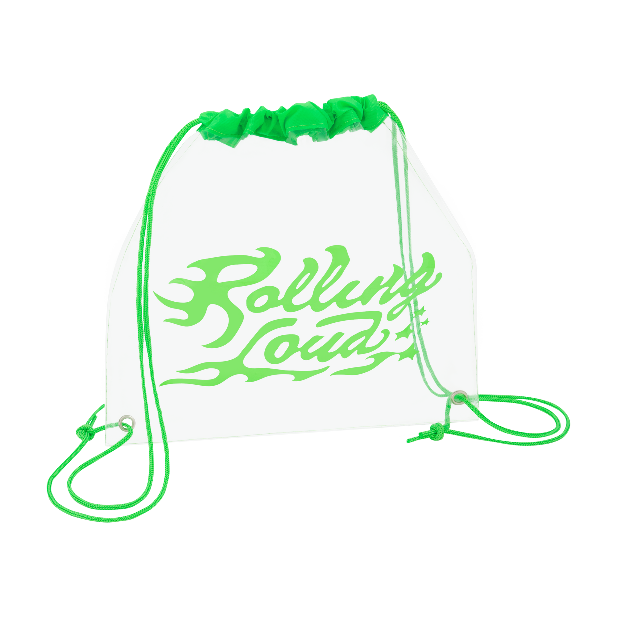Logo Green Cinch Bag - Festival Approved