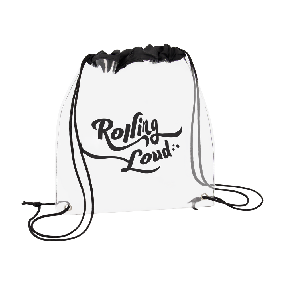 Clear Bag Cinched Back Pack - Festival Approved