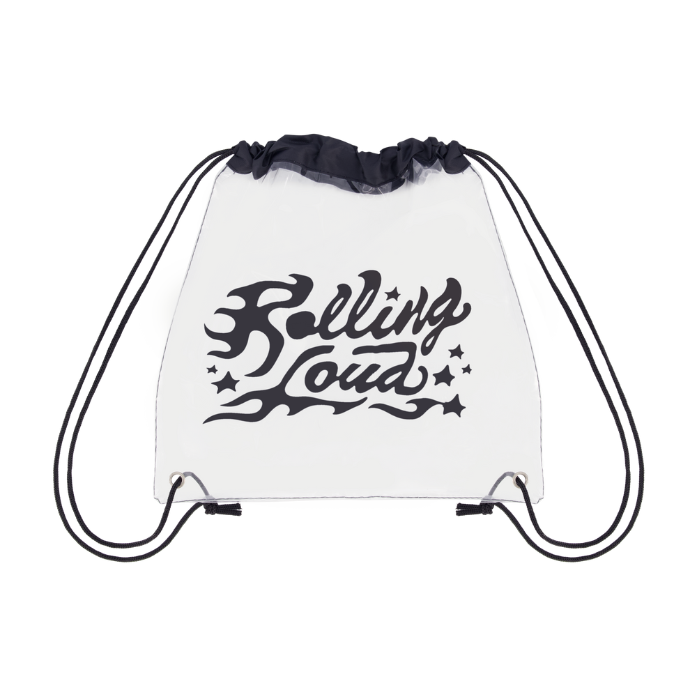 Logo Black Cinch Bag - Festival Approved