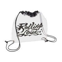 Logo Black Cinch Bag - Festival Approved