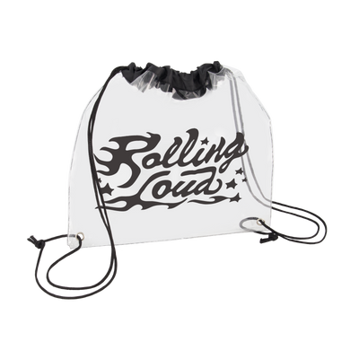 Logo Black Cinch Bag - Festival Approved