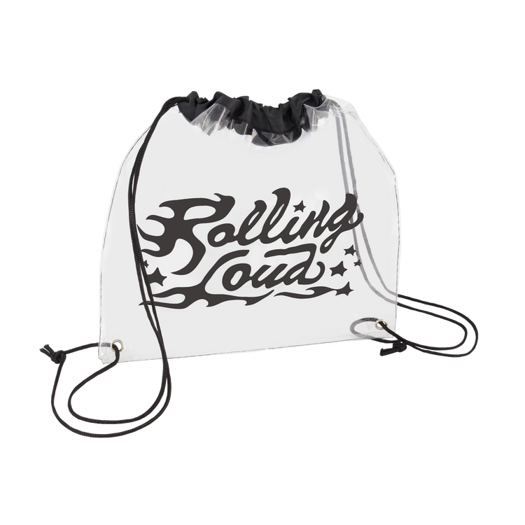 Logo Black Cinch Bag - Festival Approved