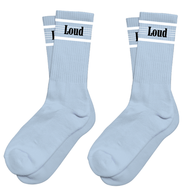 RL Stripe Baby Blue Socks