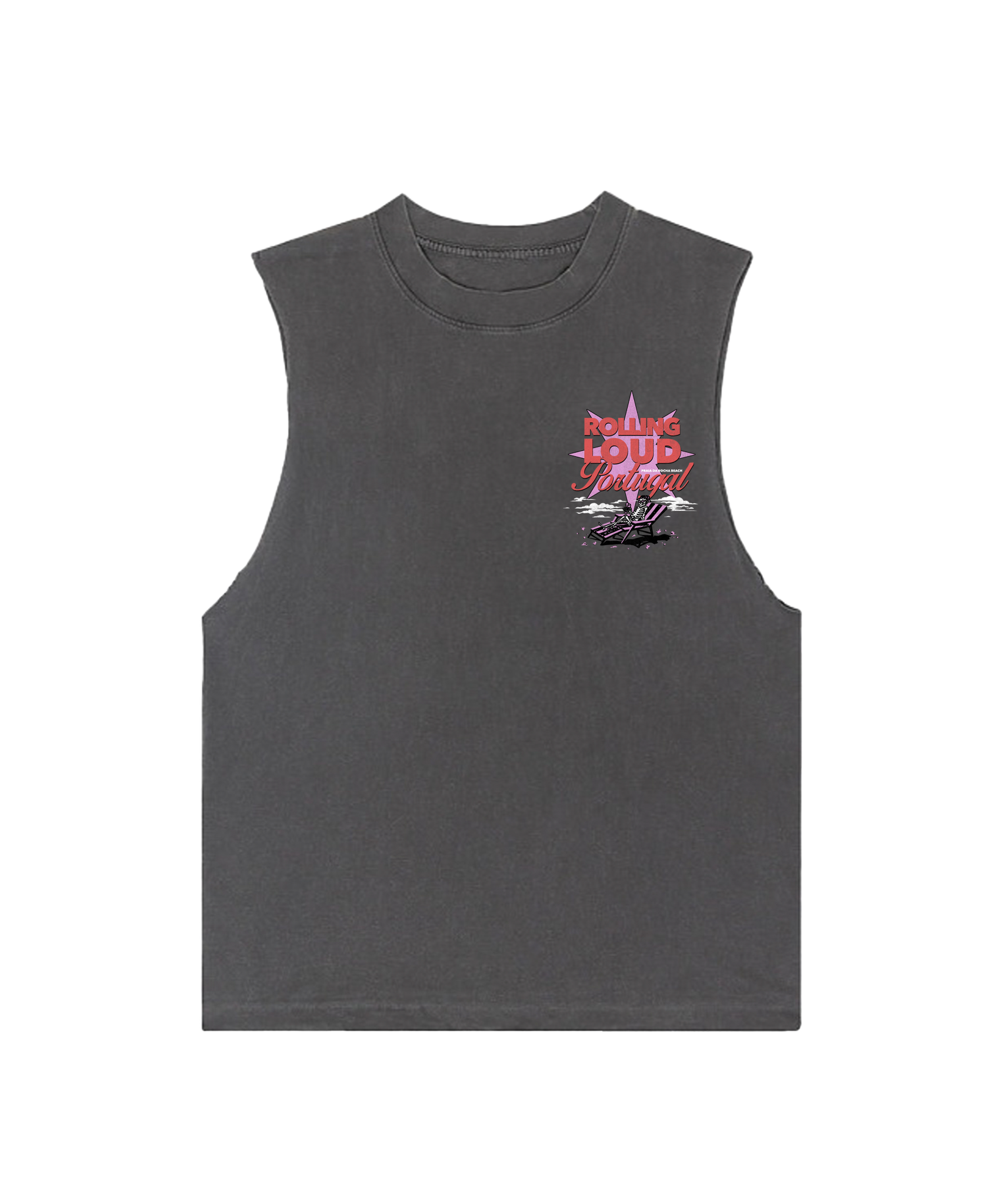 RL Portugal 23 Sunbath Vintage Black Lineup Sleeveless Tee