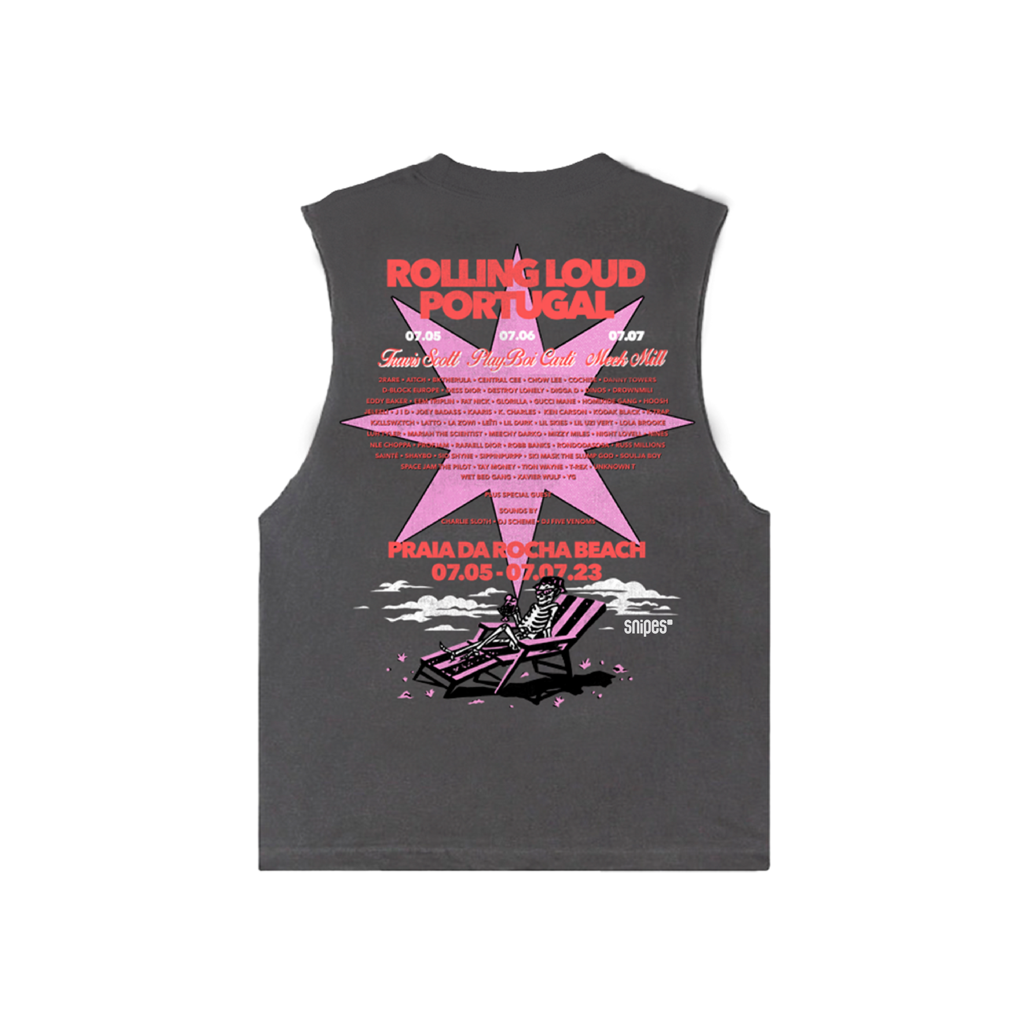 RL Portugal 23 Sunbath Vintage Black Lineup Sleeveless Tee