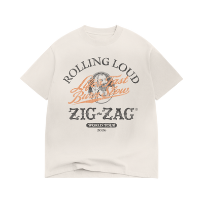 RL X ZIG-ZAG CREAM TEE