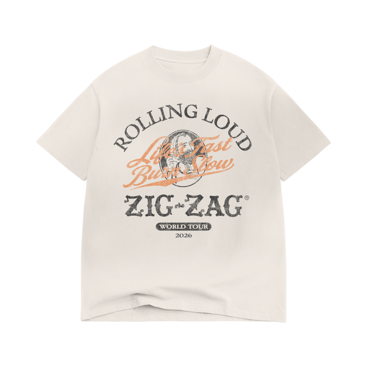 RL X ZIG-ZAG CREAM TEE