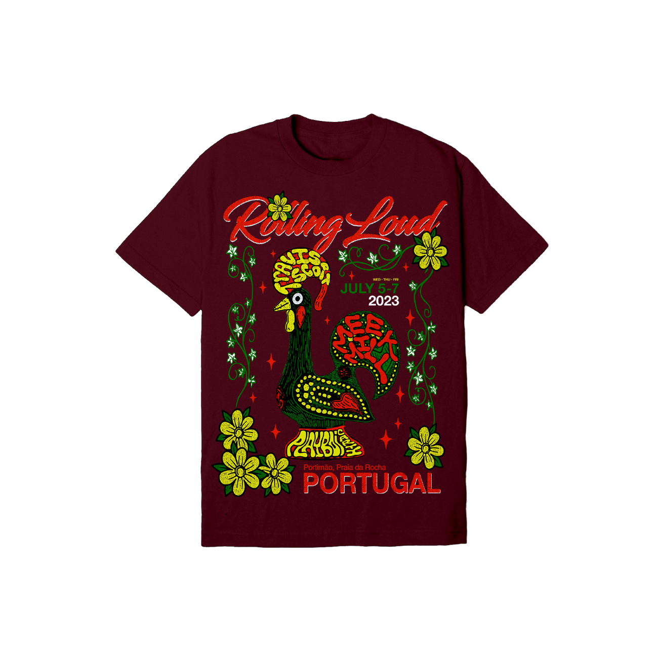 RL Portugal 23 Top of the Morning Burgundy Tee
