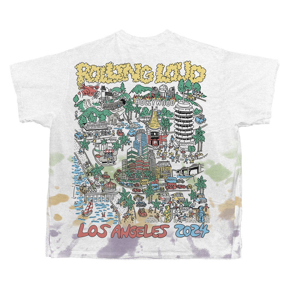 RL LA 24 Tour Guide Tiedye Tee