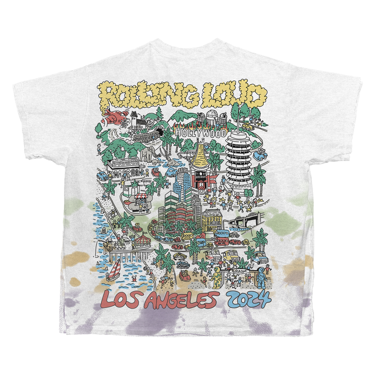 RL LA 24 Tour Guide Tiedye Tee