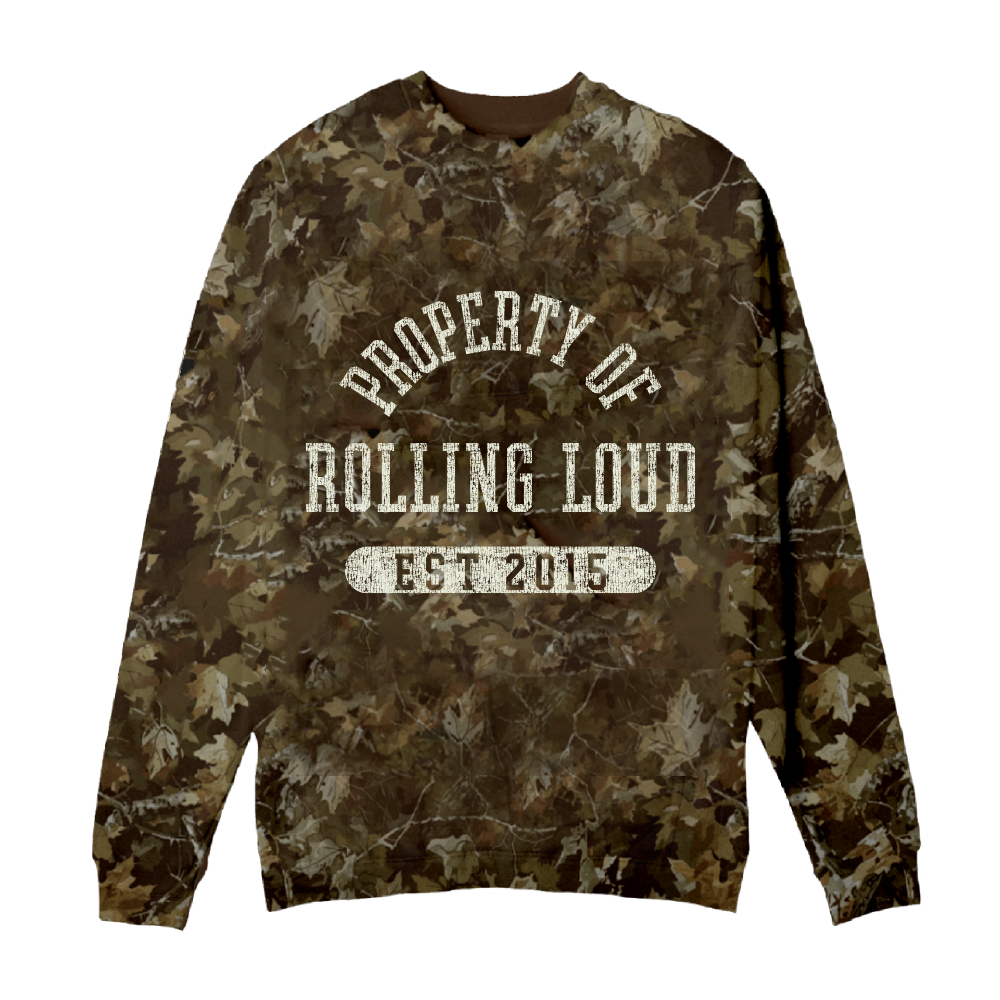 RL Core Trailhead Camo Crewneck