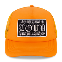 Loud Hearts Orange Trucker Hat