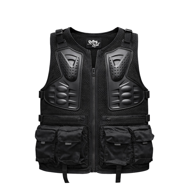RL Plated Black Tactical Vest