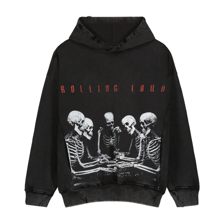 VOODOO SKELETON VINTAGE HOODIE