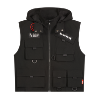 RL Festival Vest Black w/ Removable Hood