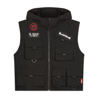 RL Festival Vest Black w/ Removable Hood