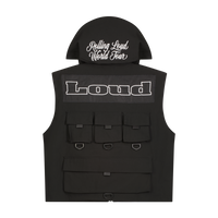 RL Festival Vest Black w/ Removable Hood