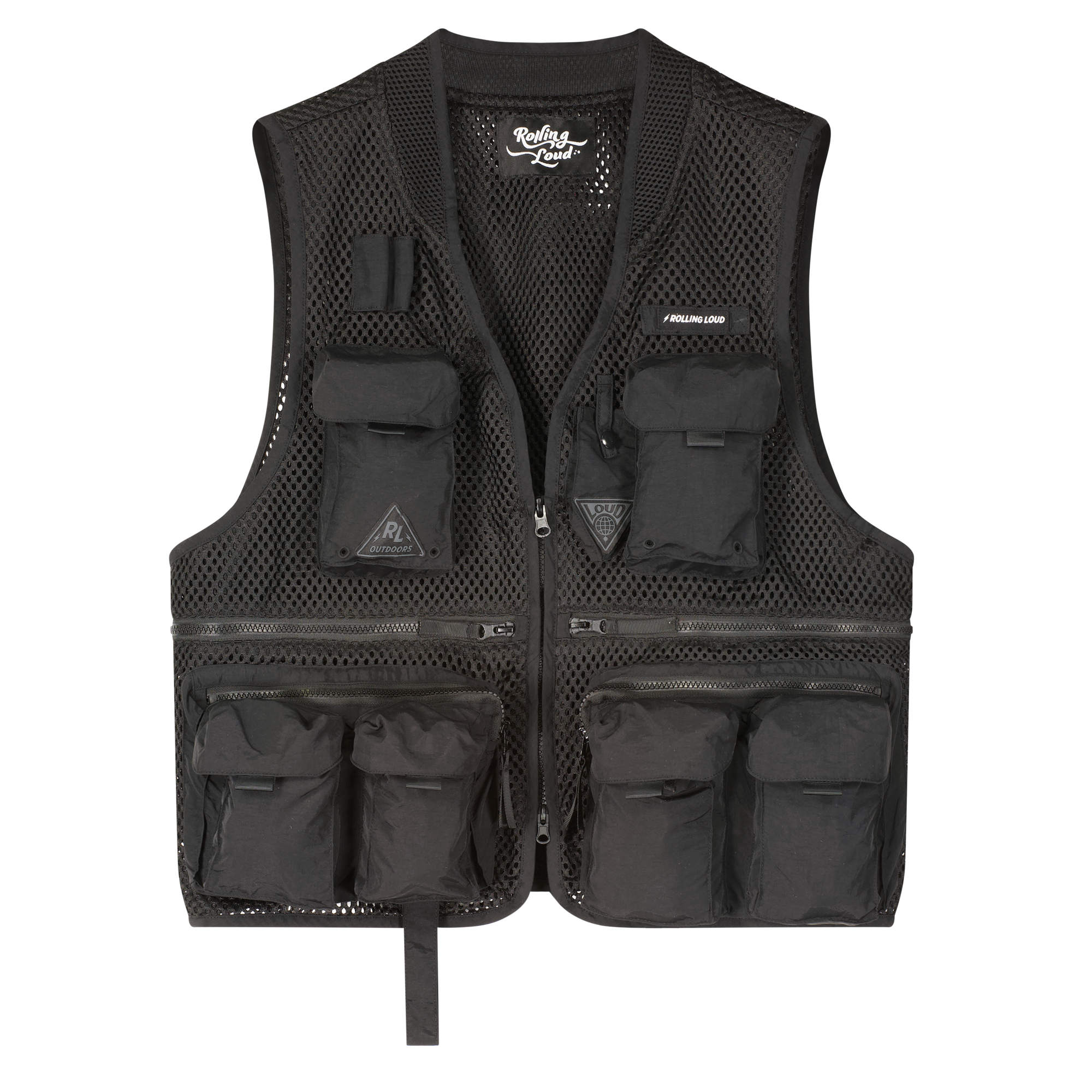 RL Black Mesh Tactical Vest