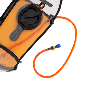 RL  Clear Orange Hydration Backpack - Festival Approved