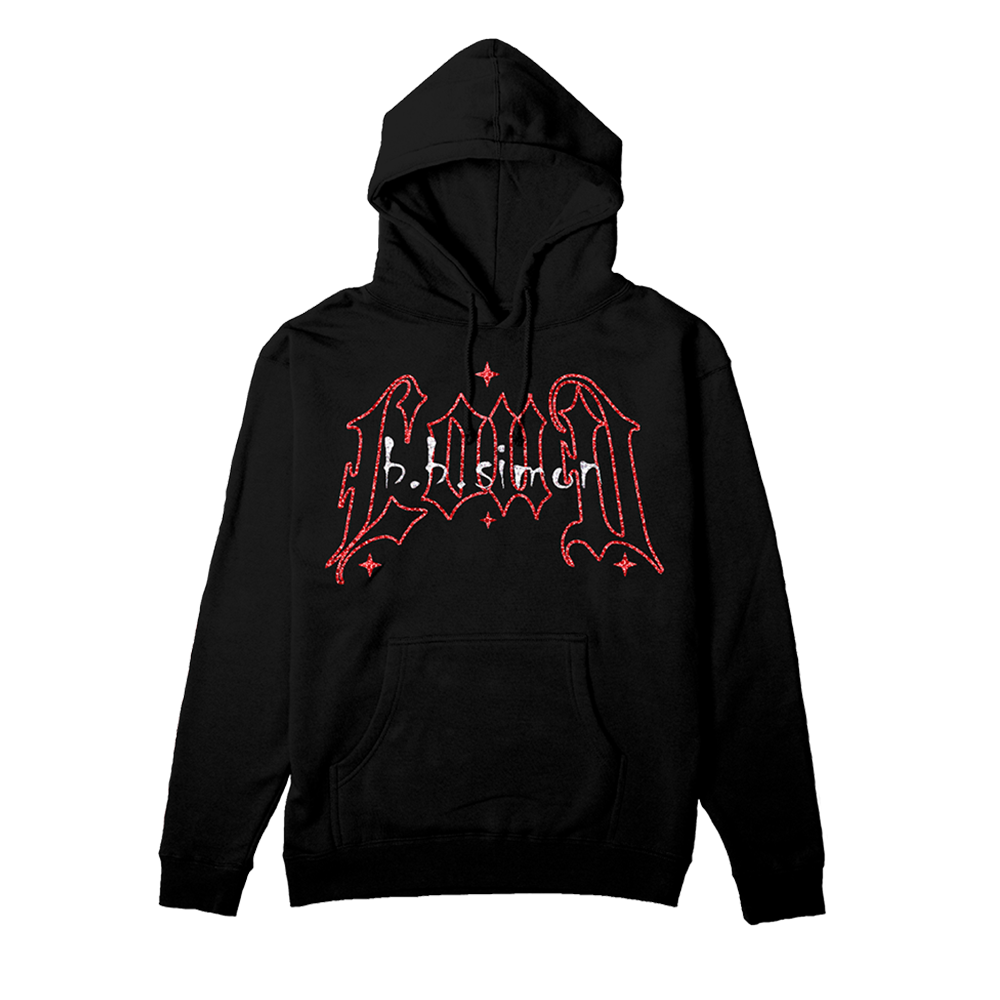 RL x BB Simon Swarovski Crystal Wings Black Pullover