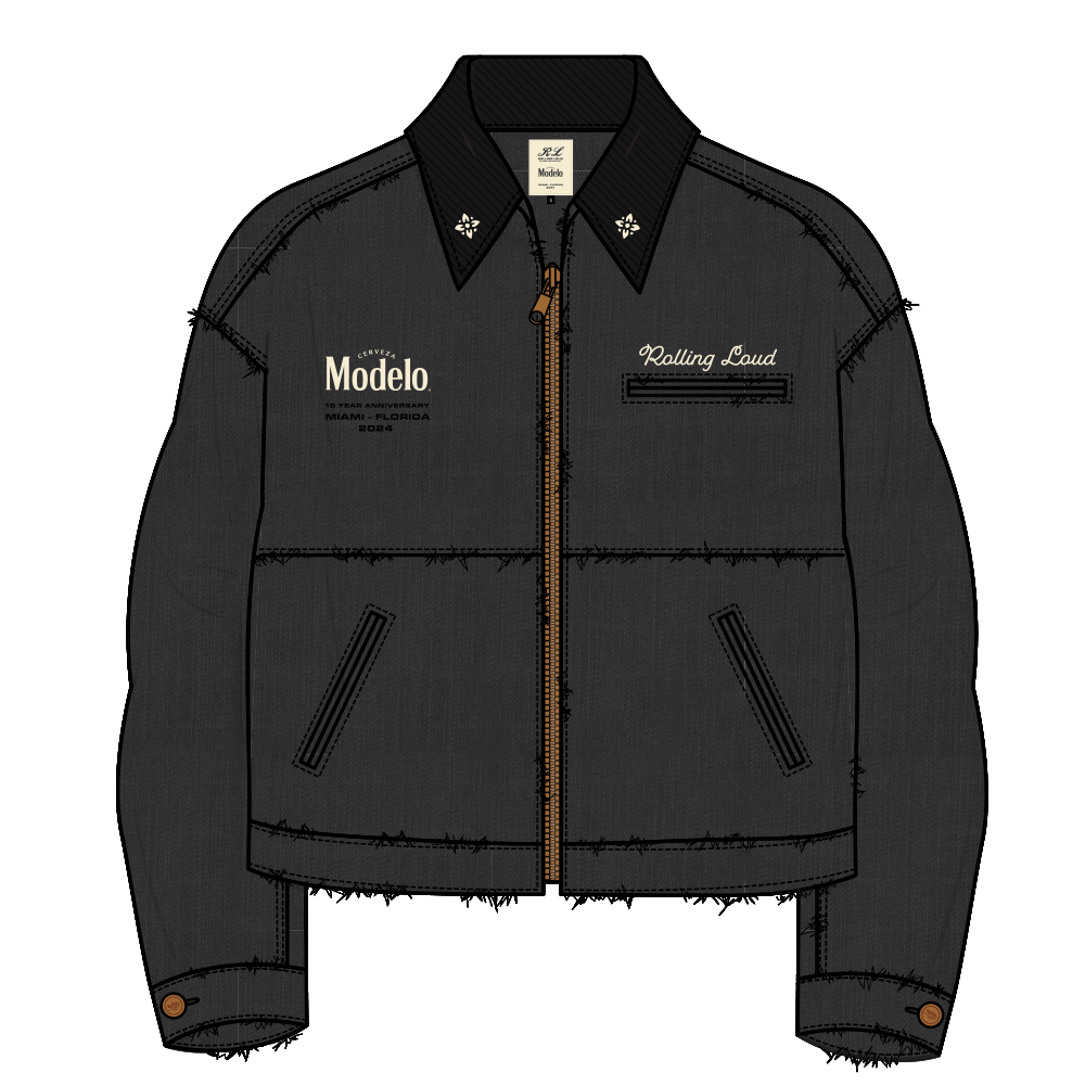 RL X Modelo Miami 24 Signature Black Work Jacket ( Online & On-site Exclusive )