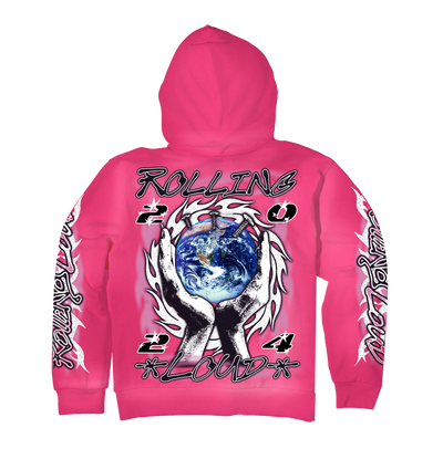 RL 24 Worldwide Faded Rose PO Hoodie