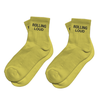 RL Classic Highlighter Yellow Quarter Socks