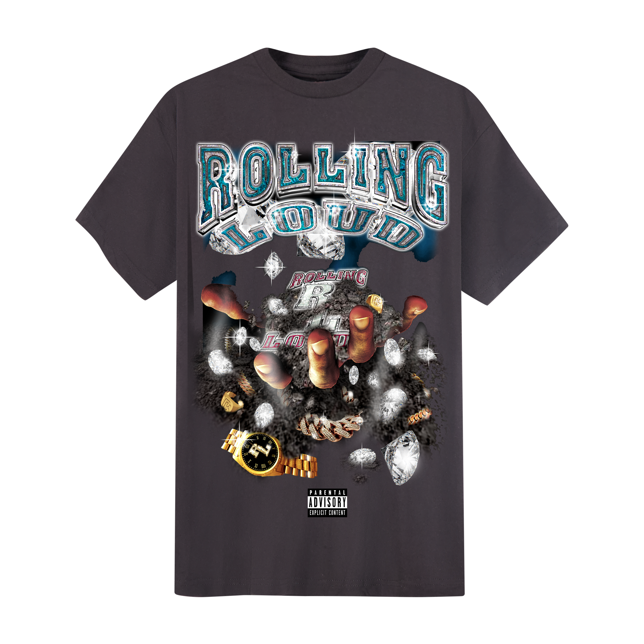 Rl Diamond RL Diamond Hand Tee | Rolling Loud