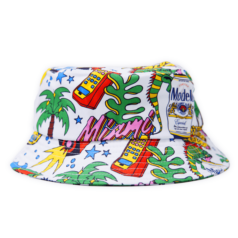 RL X Modelo Miami 23 Iguana AOP Bucket Hat