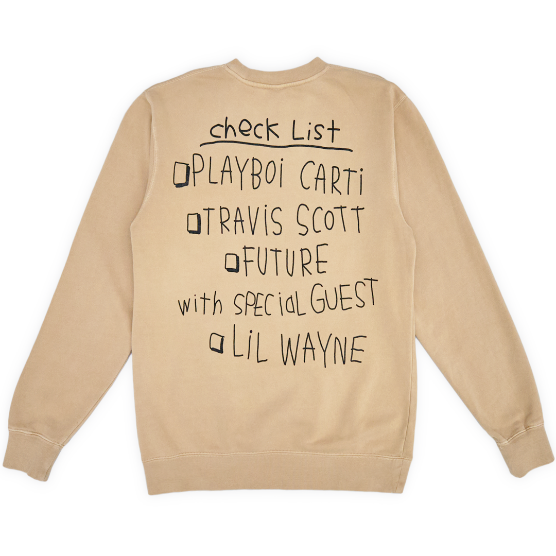 RL x B2SS World Tour RL Highrise Tan Crewneck