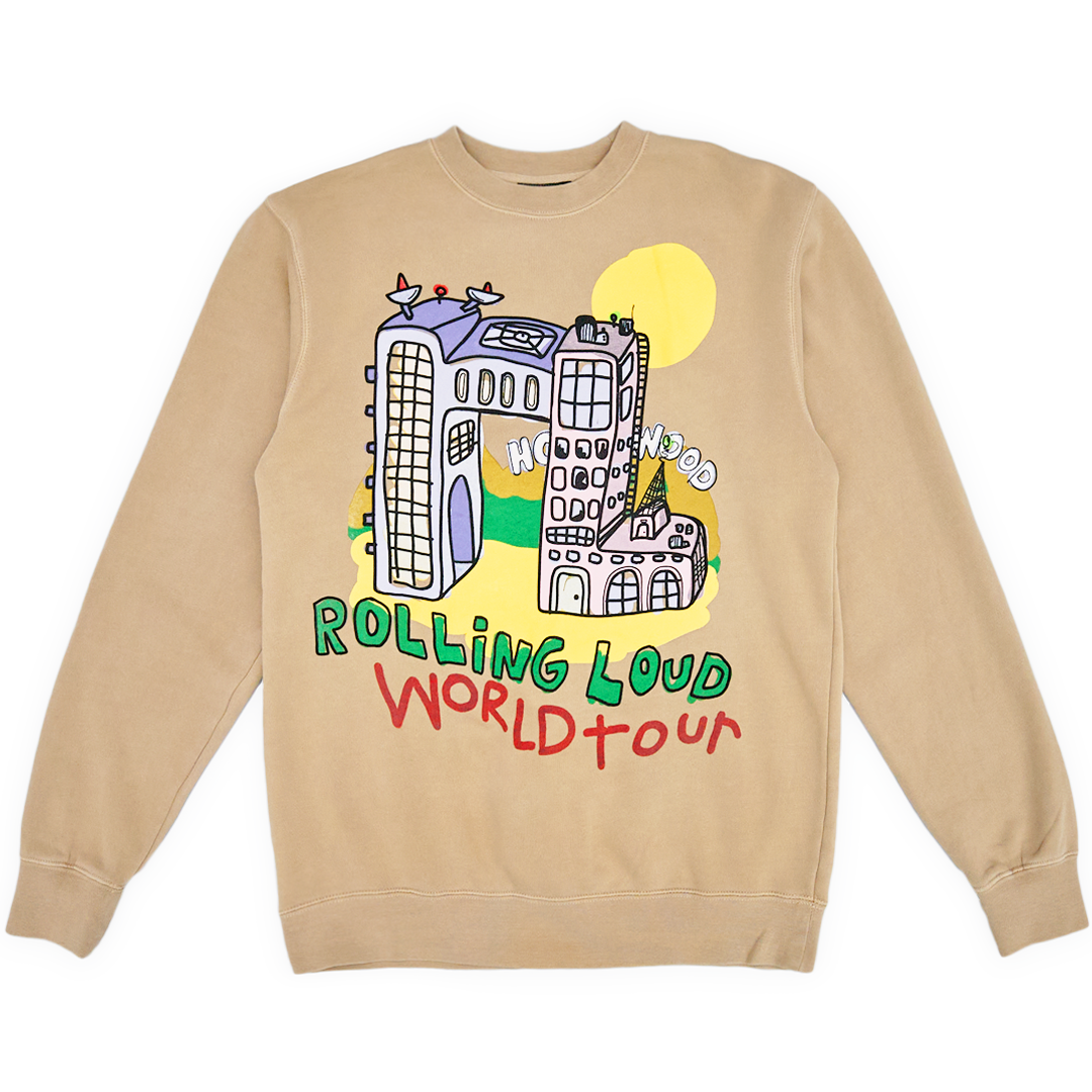 RL x B2SS World Tour RL Highrise Tan Crewneck