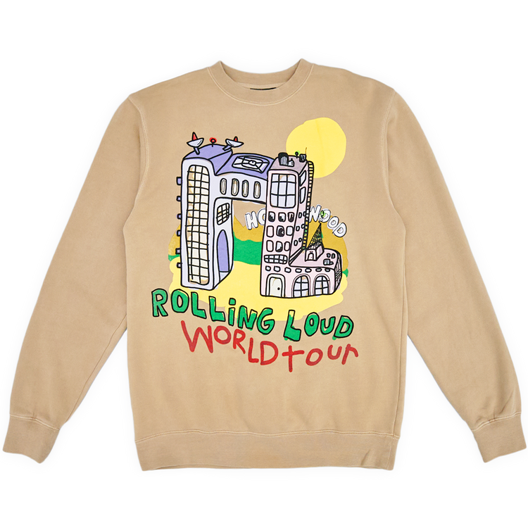 RL x B2SS World Tour RL Highrise Tan Crewneck